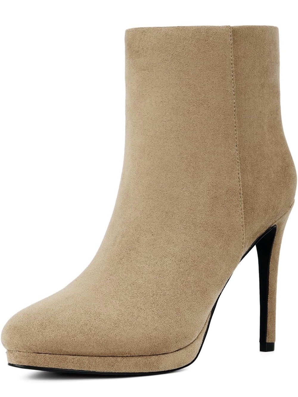 Women's round-toe stiletto ankle boots